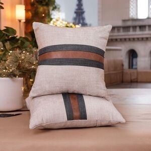 New Boysum Decorative Pillow Covers Accent Pillow Shams 2x Square Pillow Cases